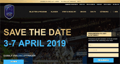 Desktop Screenshot of gothenburghorseshow.com